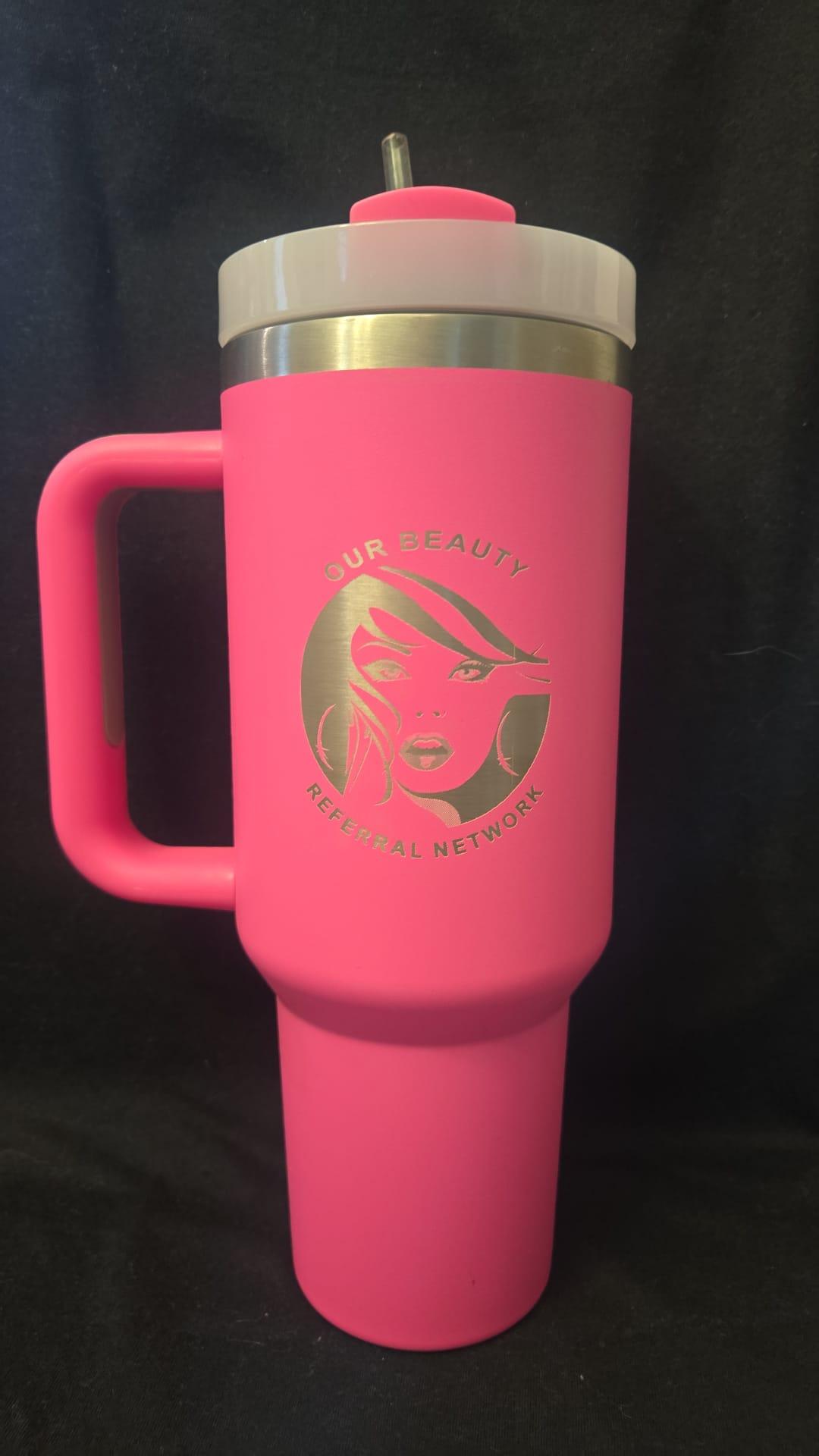 40 Oz Tumbler w/ Handle - Engraved